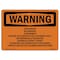 Signmission OSHA Stop Motor No Smoking Flammable Gas Natural 10in X 7in Rigid Plastic, 7" W, 10" L, Landscape OS-WS-P-710-L-12419 - alternate 1